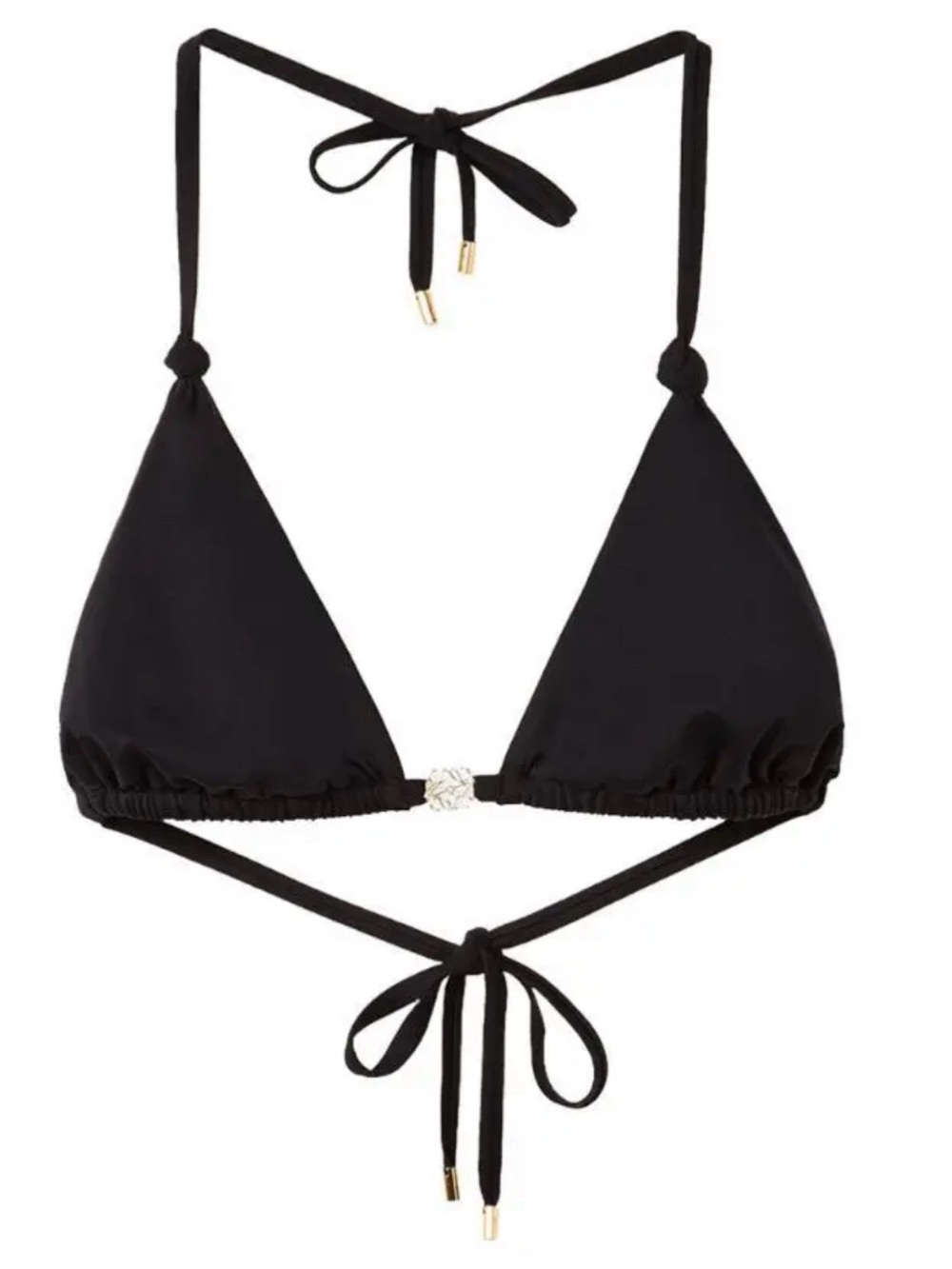 Loewe Black Triangle String Bikini Top